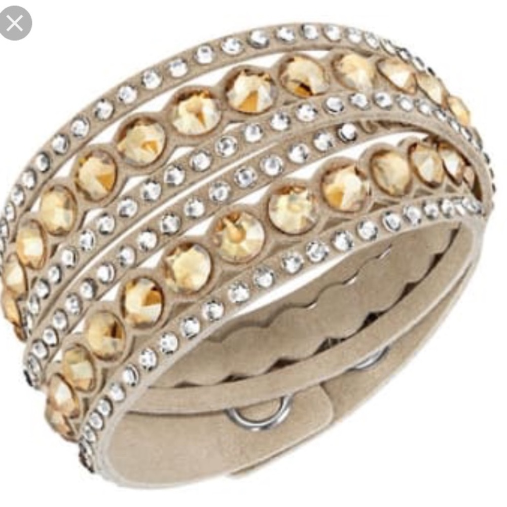 Swarovski Slake Deluxe Triple Wrap Bracelet